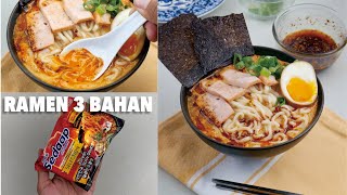 Resep RAMEN VIRAL 3 BAHAN PAKE MIE INSTAN!!!