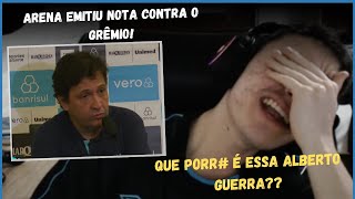 CHORUME REAGE A COLETIVA DE ALBERTO GUERRA, EXPLICANDO A POLÊMICA COM A ARENA DO GRÊMIO!