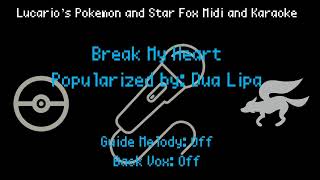 Break My Heart by Dua Lipa - Midi Karaoke with Pokemon Soundfonts