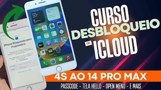 CURSO PARA DESBLOQUEIO DE IPHONE | Como desbloquear iCloud do iPhone 4S ao 14 Pro Max em 2023