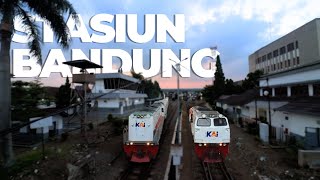 HUNTING KERETA API DI JPO STASIUN BANDUNG