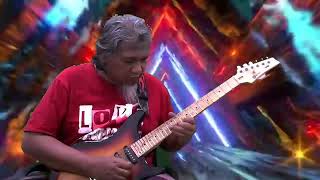 Jom Beduk Gitar vol 224 - Improvisation on Space Love Ballad Rock  Backing Track in A minor