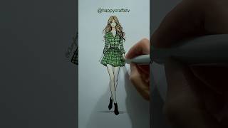 Green Dress Coloring #dress #coloring #oddlysatisfying