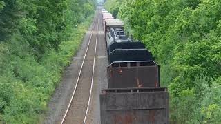 CN 3851 Mixed Freight Eastbound from Windsor