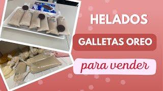 helados de galletas oreo para vender