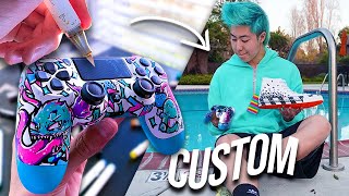 Surprising ZHC With a CUSTOM PS4 Controller !!  🎄