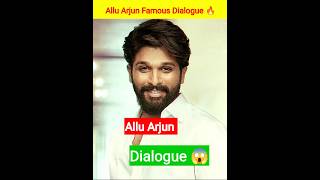 Allu Arjun New dialogue 2024 😱 || New South Indian Movie Dubbed In Hindi 2023 Full #shorts