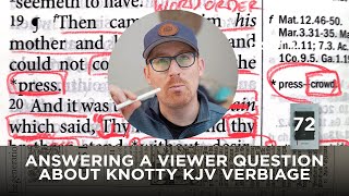 Answering a Viewer Question about Some Knotty KJV Verbiage