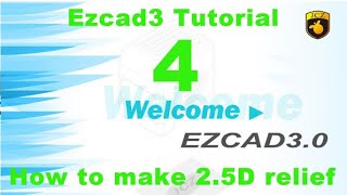 Ezcad3 Tutorial - How to deep engraving 3D relief design on metal by laser marking machine EZCAD3