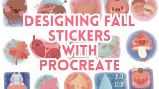 Fall Sticker Designs So CUTE You'll Want Them ALL!