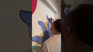 Pintando la pared de Diego