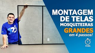 Aprenda a Montar Telas Mosquiteiras Grandes - Disfoil