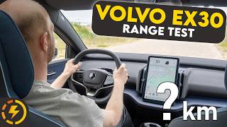 Volvo EX30 Range Test at 90, 100 and 130 km/h