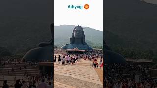 Adiyogi Darshan at Chikballapur, Karnataka, India 🇮🇳 🌷✨ #ishafoundation #sadhguru #travel #yoga