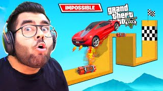 😂 SOLO IMPOSSIBLE PARKOUR GTA 5 Race!!!😲| Hitesh KS