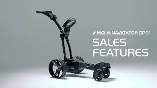 MGI AI Navigator GPS+ Electric Caddy Golf Cart