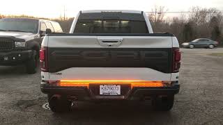 Amber and White Tailgate Strobe Lights