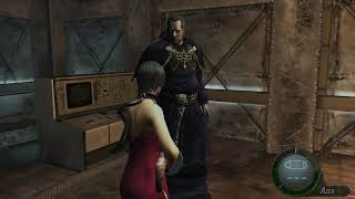 Resident Evil 4. Убийство Озмунда Саддлера ножом в Separate Ways («Разные пути») за Аду Вонг