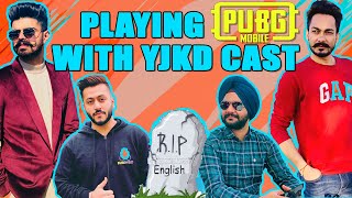 Playing PUBG With Yaar Jigree Kasooti Degree Cast | YJKD 2 Announcement | RIP English #NoobGameplay