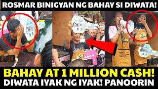 Diwata BINIGYAN ng BAHAY  at 1 Million Cash ni Rosmar Tan. Diwata Pares Overload Humagulgol sa Iyak!