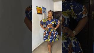 Ankara Gathered dress😍😍😍 Full sewing tutorial is on my channel #shorts #sewingtutorial