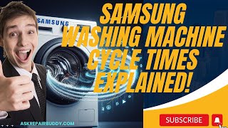 Samsung washing machine cycle times