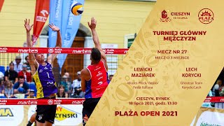 Plaża Open 2021 Cieszyn - Lewicki/Maziarek - Lech/Korycki (mecz o 3 miejsce)