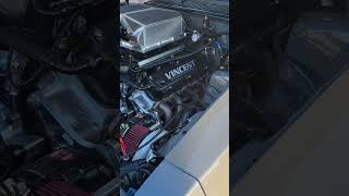 Foxbody Mustang Turbo 408 pt2 #mustang #ford #youtubeshorts #carevent #automobile #turbo o