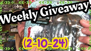 Weekly Giveaway Announcement! (2-10-24)