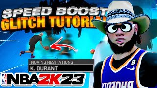 NBA 2K23 SPEED BOOST TUTORIAL! HOW TO SPEED BOOST IN NBA 2K23!