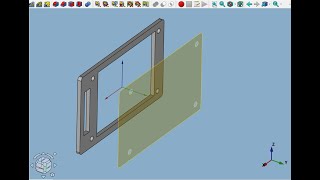 FreeCAD.#83. Инструмент "Создать новую под-объектную связующую форму"