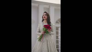 Yumna zaidi in bridal walima dress look #viralvideo #yumnazaidilook #bridalwalimadress