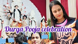 Durga Pooja celebration 🎉 Dandiya garba dance night😍#trending #vlog #navratri #gujarat