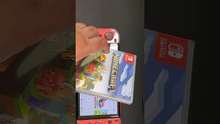 Minecraft unboxing | first time play on Nintendo #asmr #unboxing