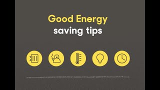 Simple energy saving tips