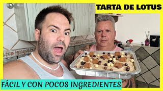 Prueba esta DELICIOSA TARTA de LOTUS 🤭// Un postre FÁCIL de HACER y con POCOS INGREDIENTES 😁