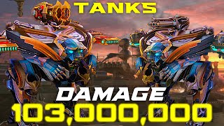 NEW Damage World Record... 103 MILLION DAMAGE In 1 Game - ABSOLUTE Chaos | War Robots