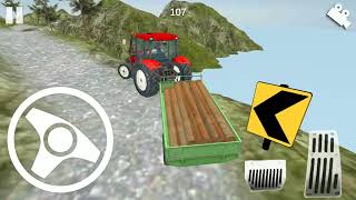 Heavy Tractor Trolley Cargo Simulator Tractor Driver Simulator - Traktör Yük Taşıma oyunu traktör