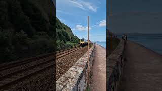 XC voyerger thrashing passed Teignmouth curve towards plymouth