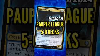 UNDEFEATED MTG Pauper League Decklists (2024-03-24) #davidroyale #pauper #paupermtg