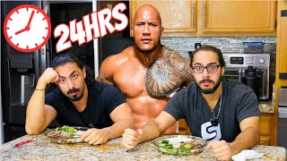 CAN WE SURVIVE DWAYNE "the rock" JOHNSON'S DIET FOR DAY!!!