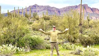 Fly Fishing, the salt river and Boondocking at superstition mountain in Arizona ￼