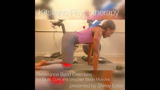 Resistance Band Exercises for Gluts, Core and Shoulder Blades