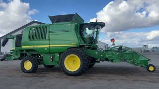 2012 John Deere T670 Combine w/ John Deere 615P Header