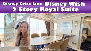 Disney Wish Concierge 2 Story Princess Aurora Royal Suite 13000  🧚 Pixie Dust Adventures