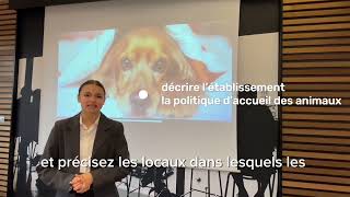 C2407 Apolline Degain • 16e TDC Junior 2024 Procédure d'accueil des clients avec animaux de compagn