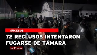 72 reclusos intentaron fugarse de Támara