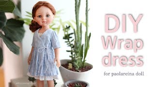 인형옷만들기: 파올라레이나 민소매원피스와 린넨 랩드레스 비앙카set/ DIY Paolareina doll clothes  小布娃娃衣服  паоларейн