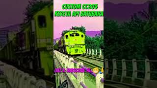 custom cc205,kereta api batubara || shorts