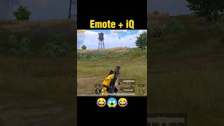 Victor iQ + emote 😱😂 || #pubg #shorts #pubgshort